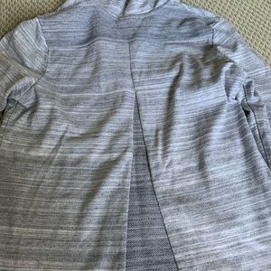 Nike Zip Hoodie heathered gray with black zipper. Good used condition.